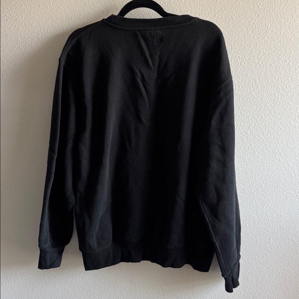 Upper Left Logo Black Crewneck Sweatshirt PNW made men’s size large - Picture 4 of 4
